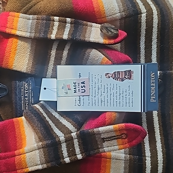 Pendleton Cedar Roman Stripe Jacket XS | Made in USA - Picture 2 of 11